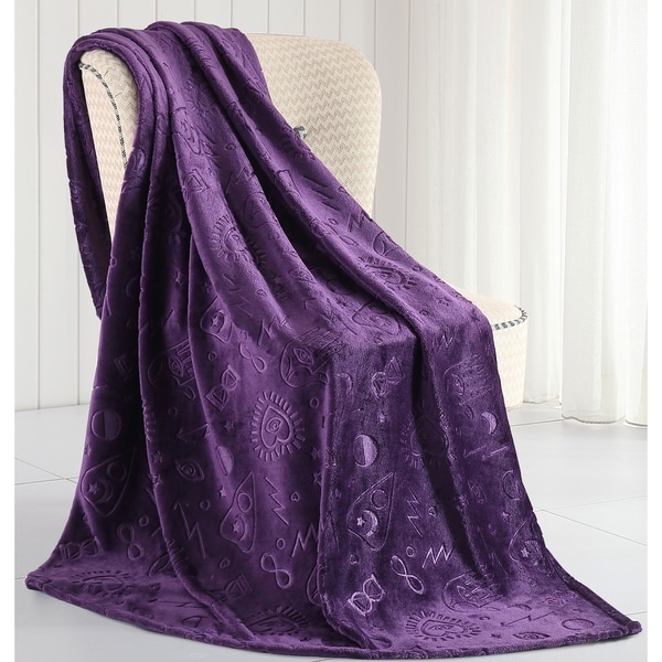Asher Home Merlin Magical Plush Throw Blanket - 50 inches wide x 70 inches long
