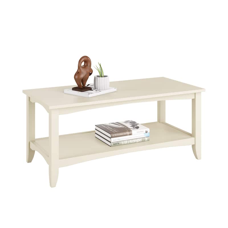 CorLiving Cambridge Two-Tiered Painted Coffee Table