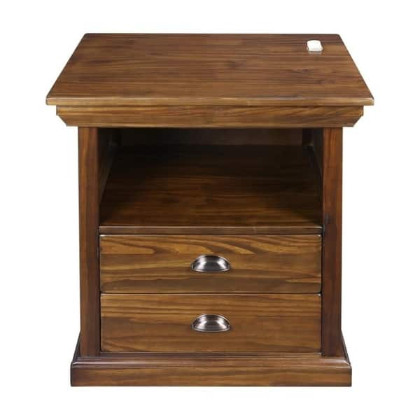 Shop Lincoln Nightstand With Concealed Compartment Concealment Furniture Overstock 23051807