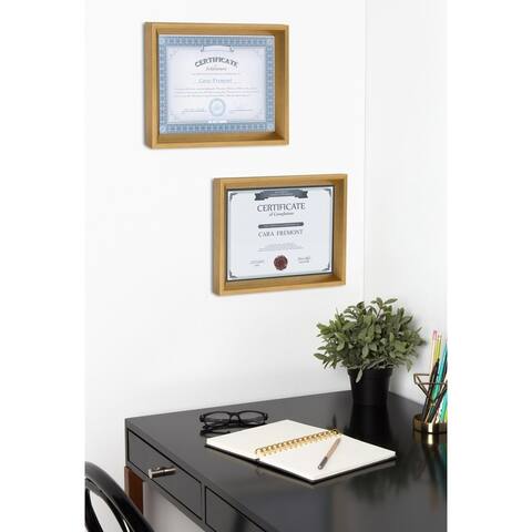 Kate and Laurel Calter Inset Picture Frames (Set of 4)