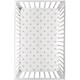 preview thumbnail 1 of 1, Sweet Jojo Designs Gold and White Star Celestial Collection Fitted Mini Portable Crib Sheet