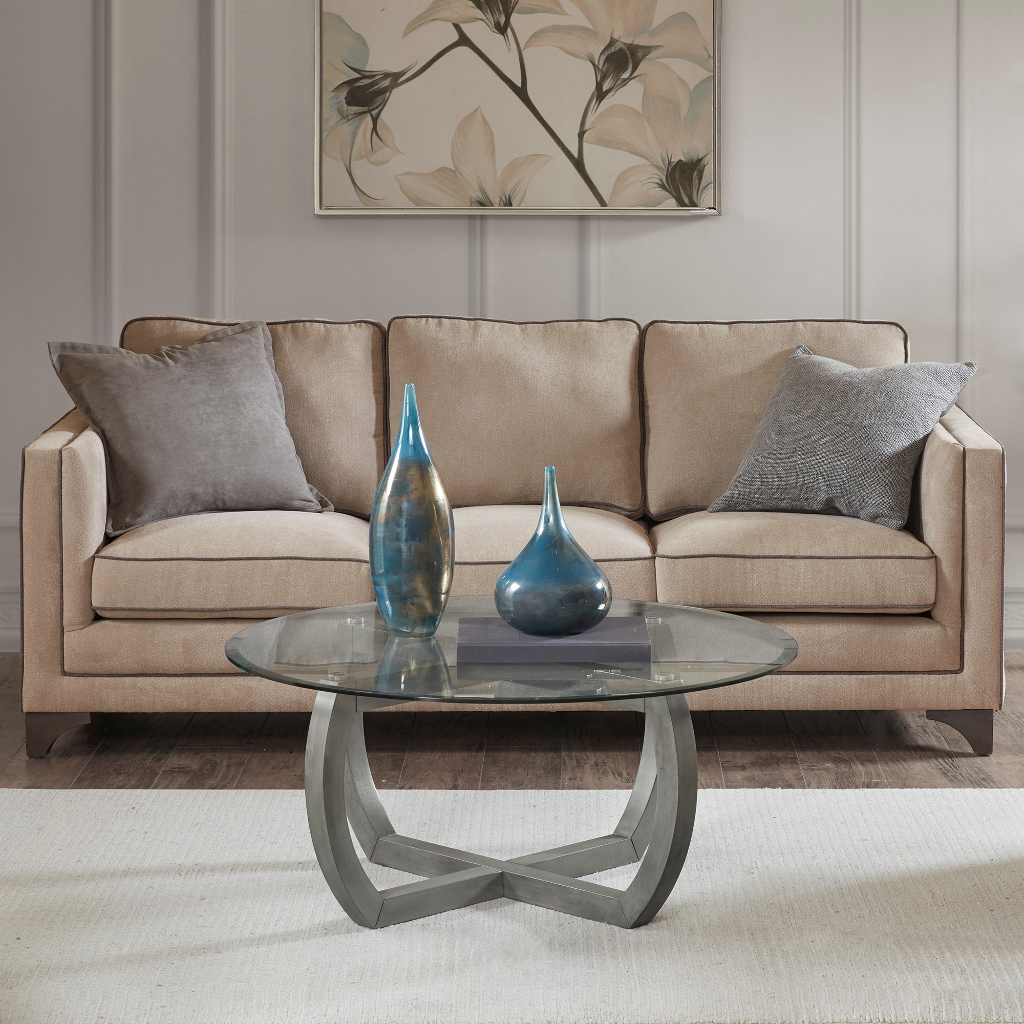 Shop Madison Park Signature Nob Hill Grey Coffee Table Overstock