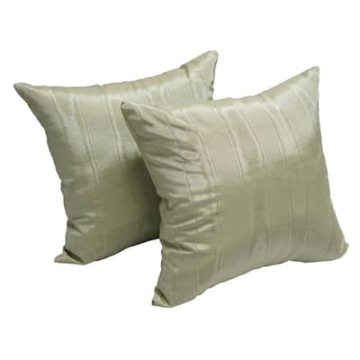 Moire Moss 17-inch Accent Throw Pillow (Set of 2)