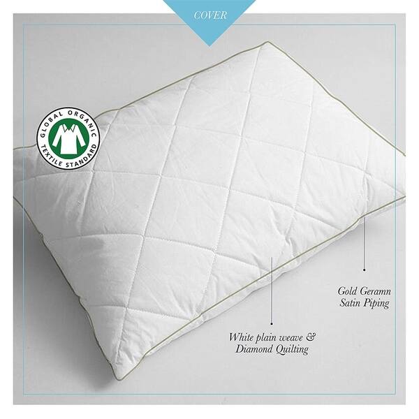 Shop Organic Cotton Quilted Pillow Protector Set Of 2 Free