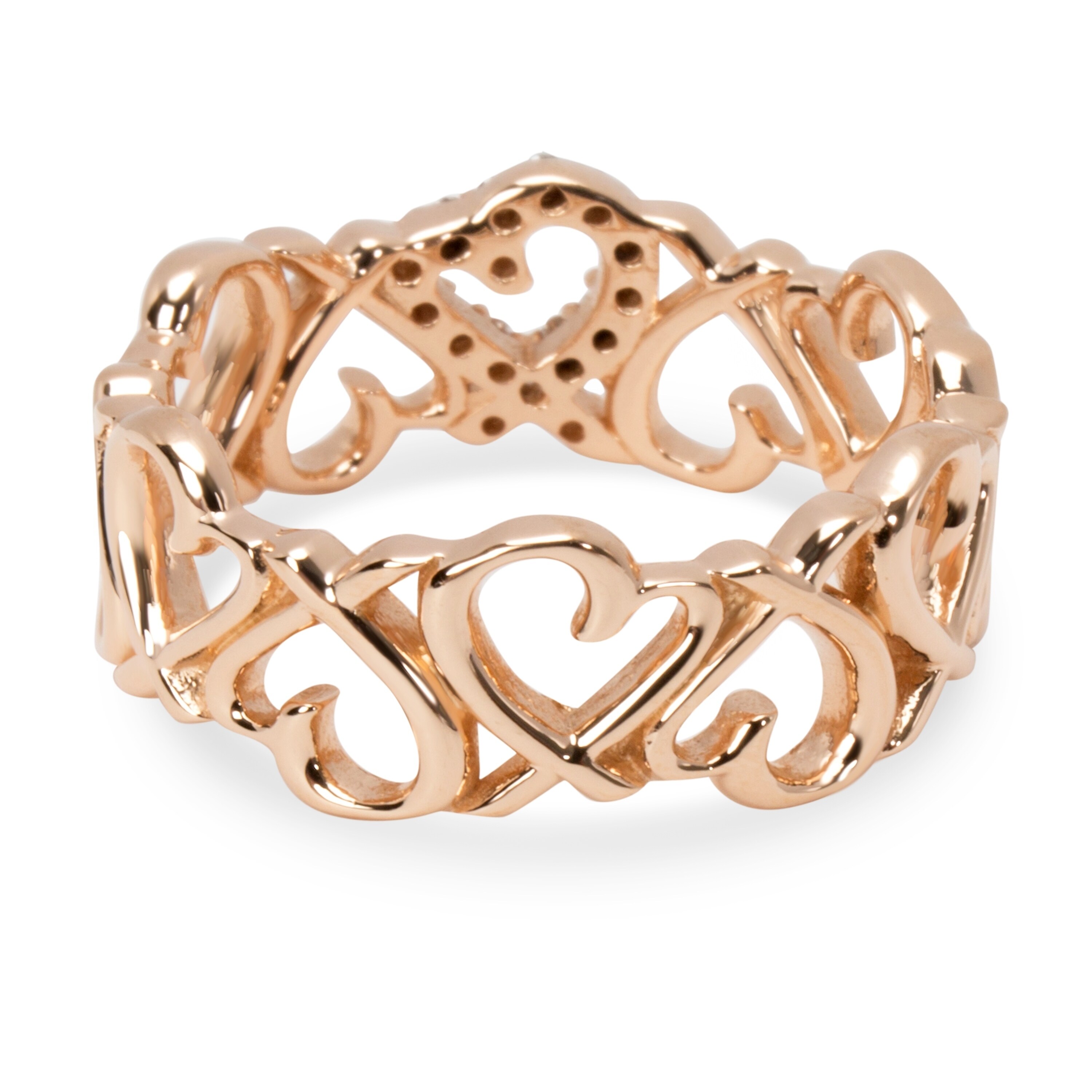 tiffany loving heart band ring