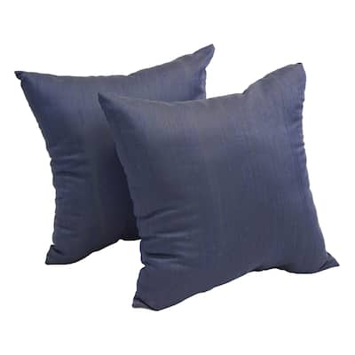 Aspen Sapphire 17-inch Accent Throw Pillow (Set of 2)