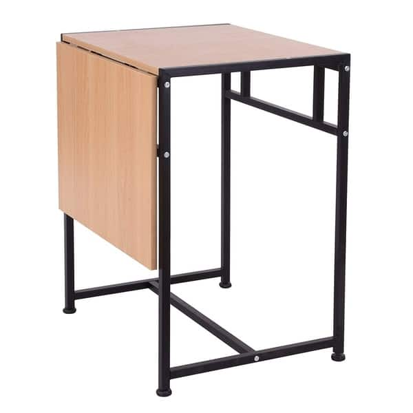 Shop Homcom 36 Versatile Wood Top Drop Leaf Office Computer Desk