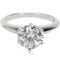 Shop Pre owned  Tiffany  Co Platinum 1 4 5ct TDW Diamond 