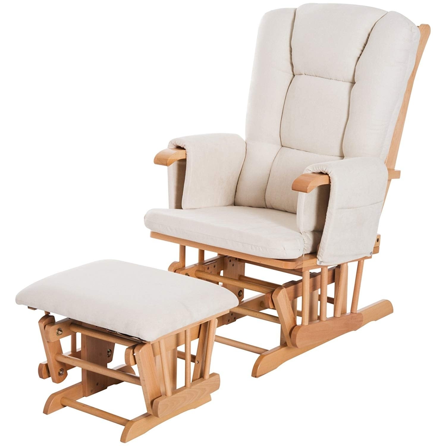 reclining rocking chair with ottoman
