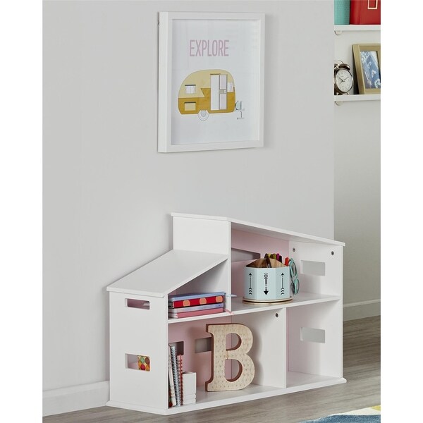 dollhouse bookcase white