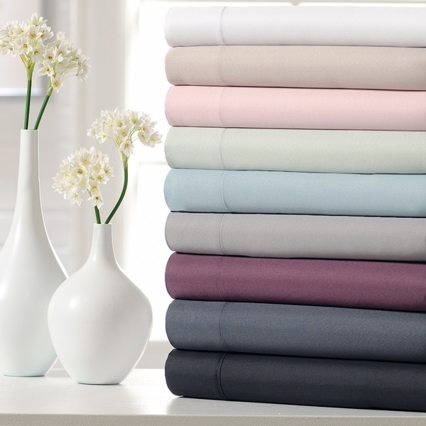 Ella Jayne Home Collection Super Soft Triple Brushed Microfiber 4-Piece Bed Sheet Set. Opens flyout.