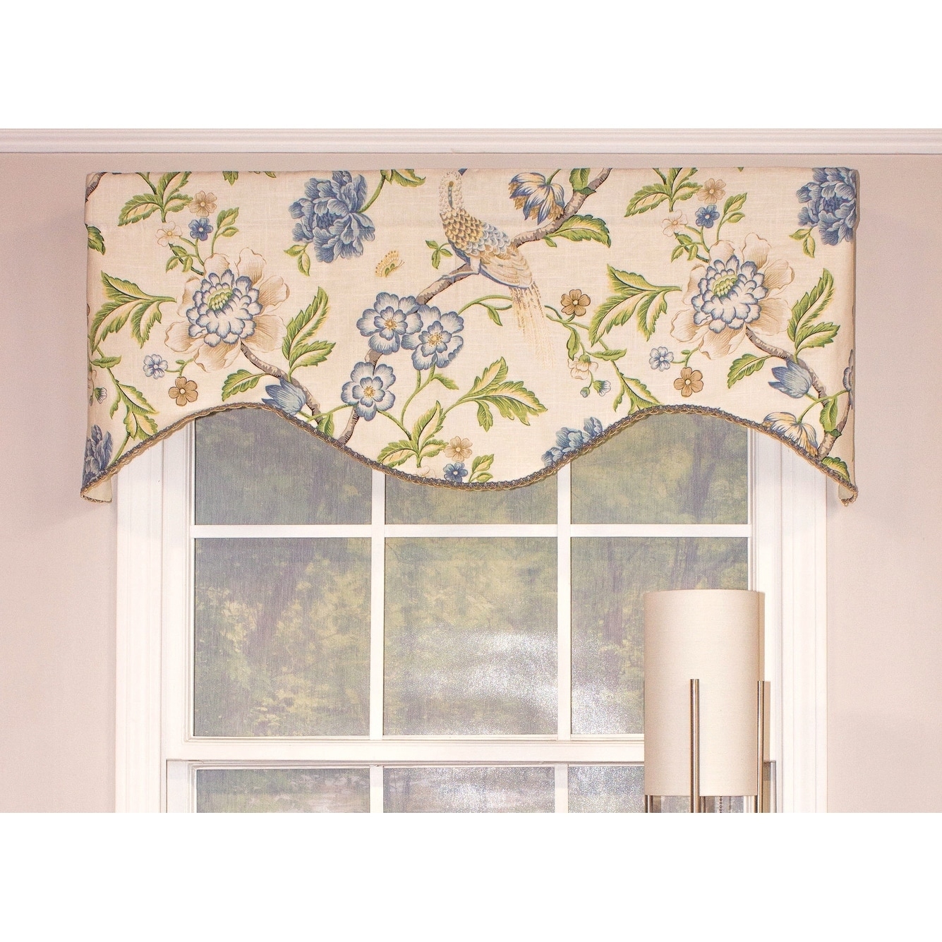 Shop Rlf Home Birds Of Paradise Cornice Window Valance Free