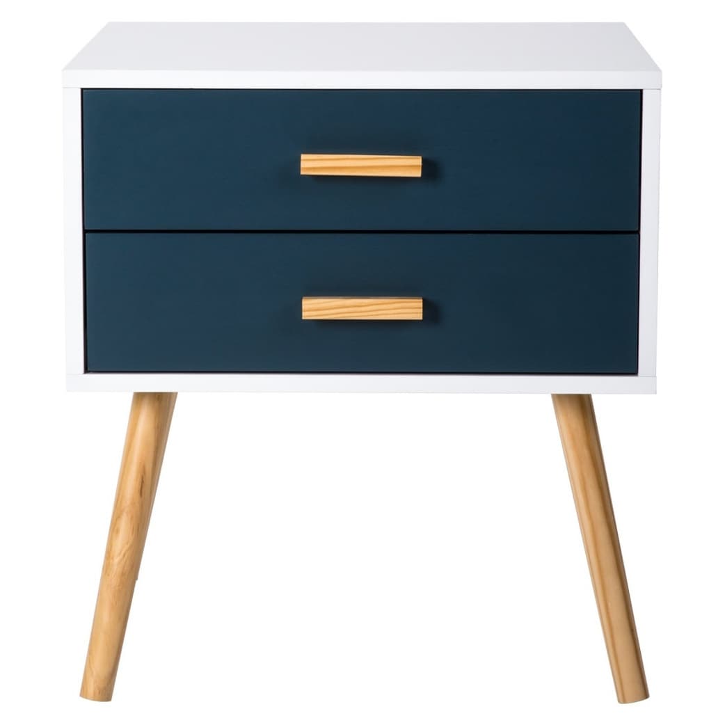 Nightstand Bedroom End Table Bedside Table Storage Furniture Cabinet,w//Drawer