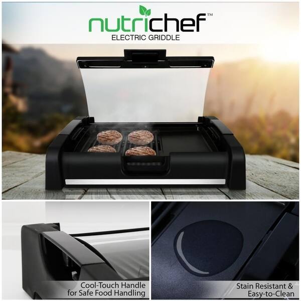 Shop Nutrichef Pkgril45 Electric Griddle Crepe Maker Hot Plate