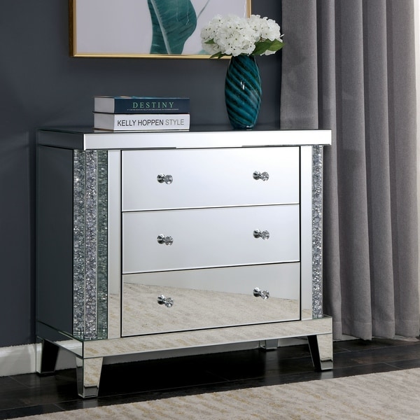 mirrored side table sale