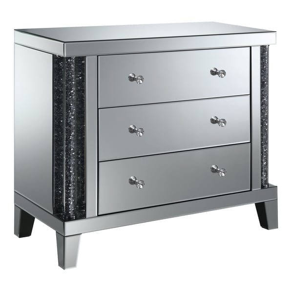 large mirrored nightstand