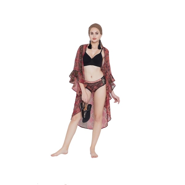 Canyon Rose Ups Cover Beach Dress Digital Kimono Canyon Rose Ups Cover Beach Dress Digital Kimono Swimwear Women