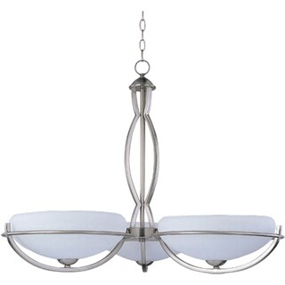 Cupola ES 3-light 34" Wide Iron Chandelier - Chandeliers For Bedrooms by Overstock.com
