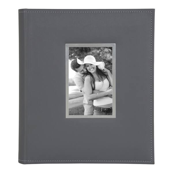 DesignOvation Traditional Photo Albums, Holds 440 4x6 Photos, Set of 3  Black