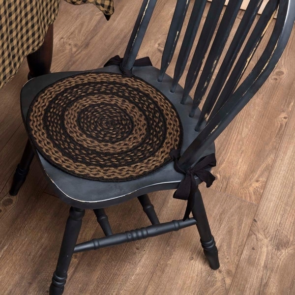 Shop Black Primitive Tabletop Kitchen VHC Farmhouse Chair ...