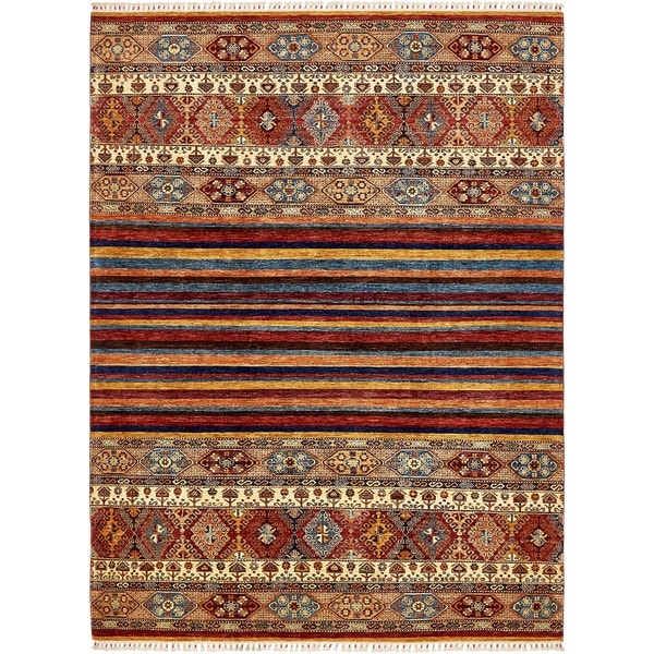 Hand Knotted Ariana Ziegler Wool Area Rug 7 X 9 Free Hand Knotted Ariana Ziegler Wool Area Rug 7 X27 X