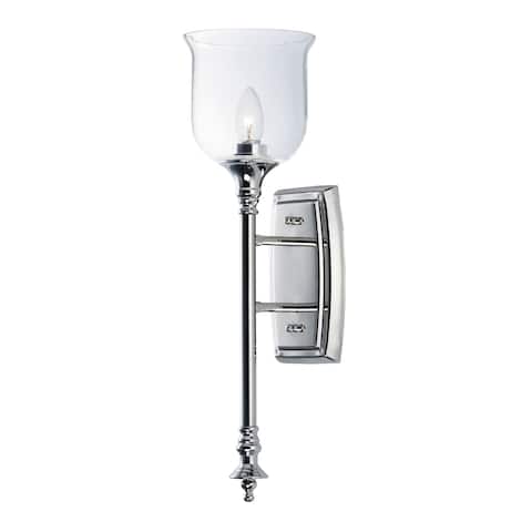 Centennial 1-Light Wall Sconce - Polished Nickel