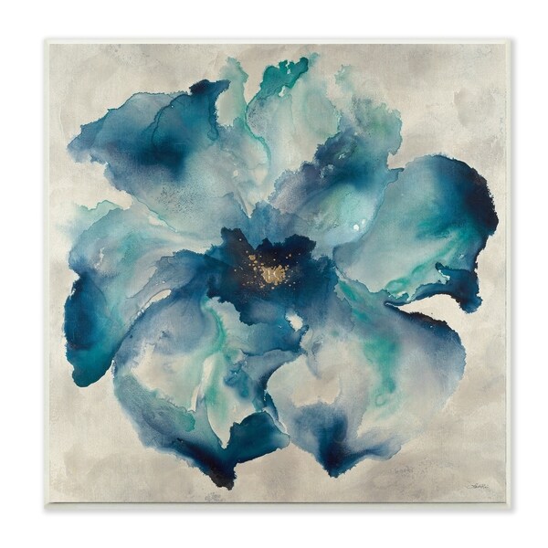 shop the stupell home décor collection dark misty blue watercolor