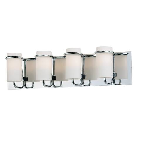 Avant 23.5" Wide Steel Bath Vanity Light - Polished chrome - Polished chrome