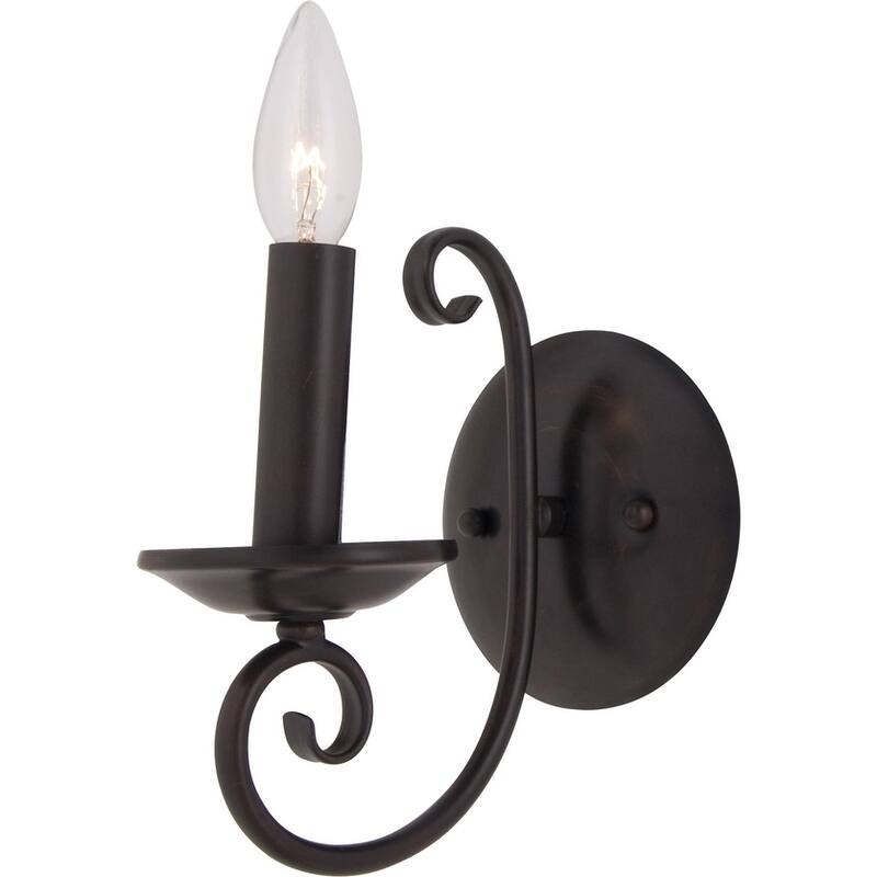 Loft 5" Wide Steel Wall Sconce - Oil Rubbed bronze