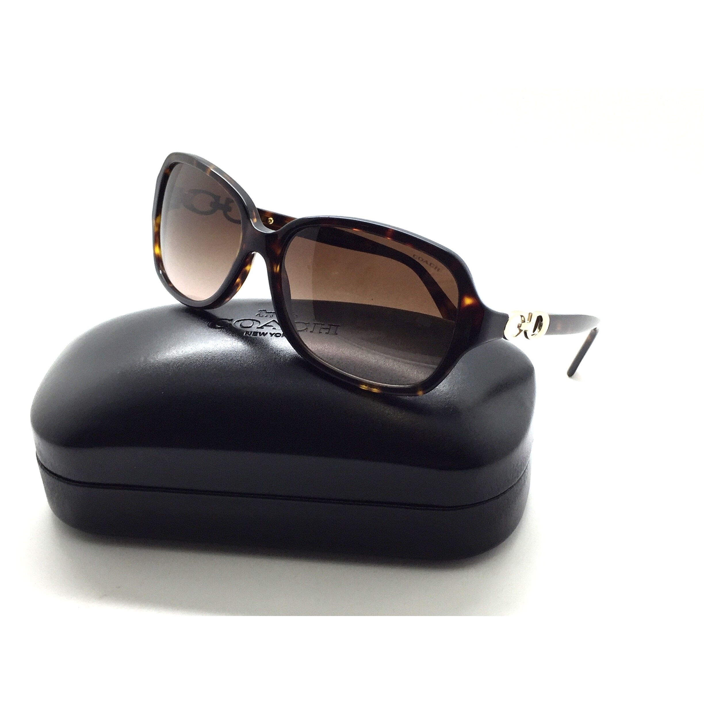 coach dark tortoise sunglasses