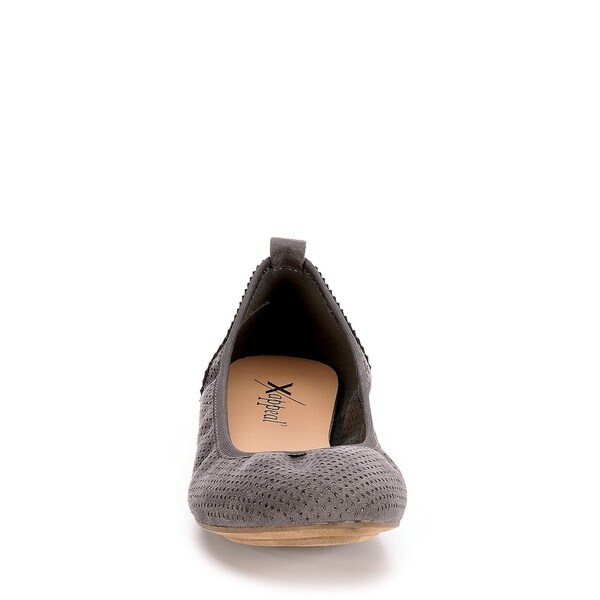 womens grey ballet flats