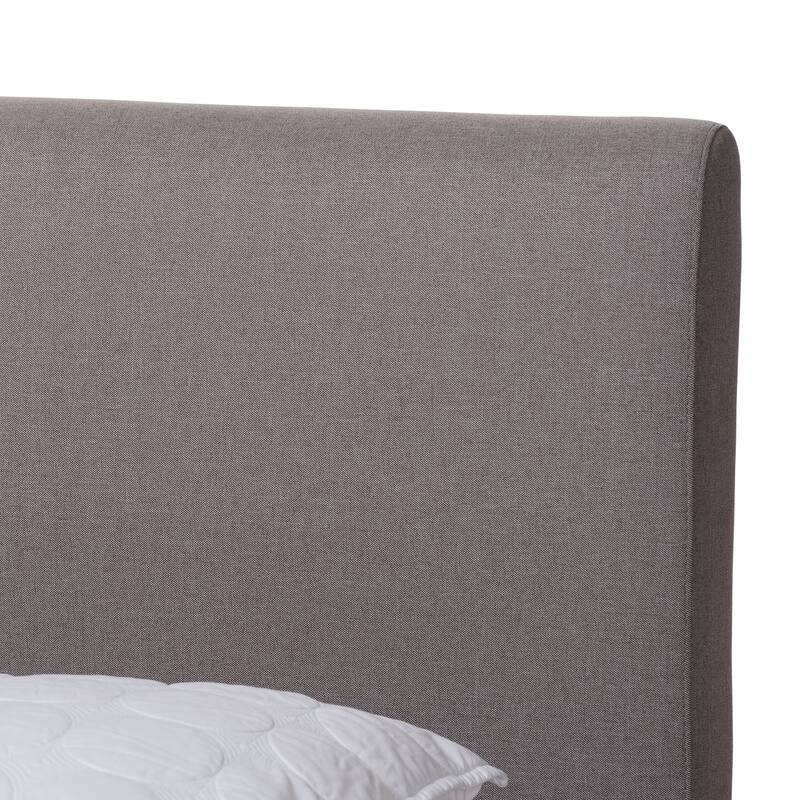 Mid-Century Platform Bed by Baxton Studio