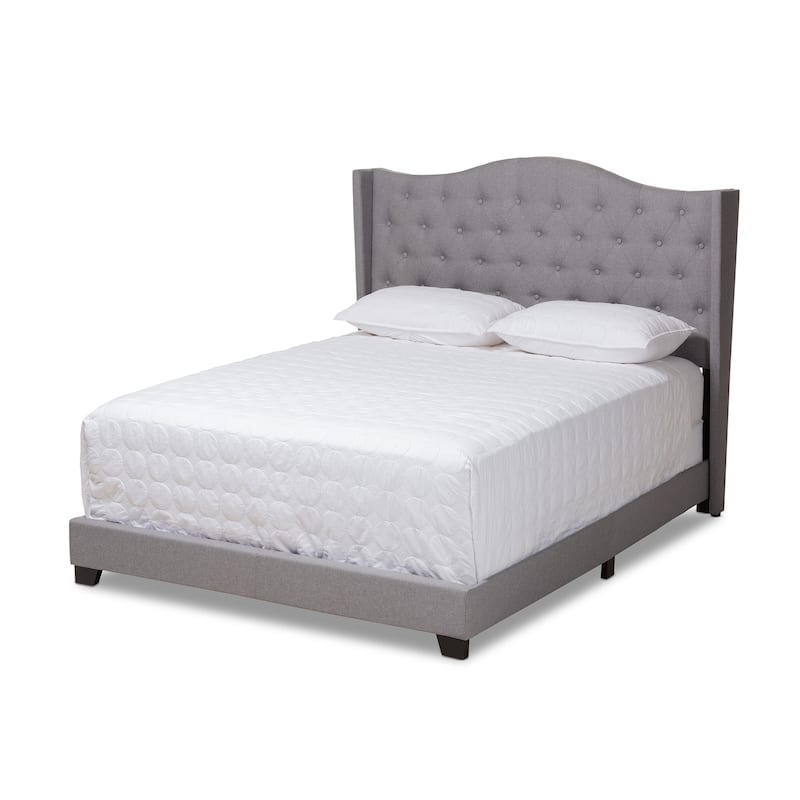 Contemporary Bed by Baxton Studio - Grey - Full