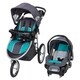preview thumbnail 1 of 3, Baby Trend Pathway 35 Jogger Travel System,Optic Teal
