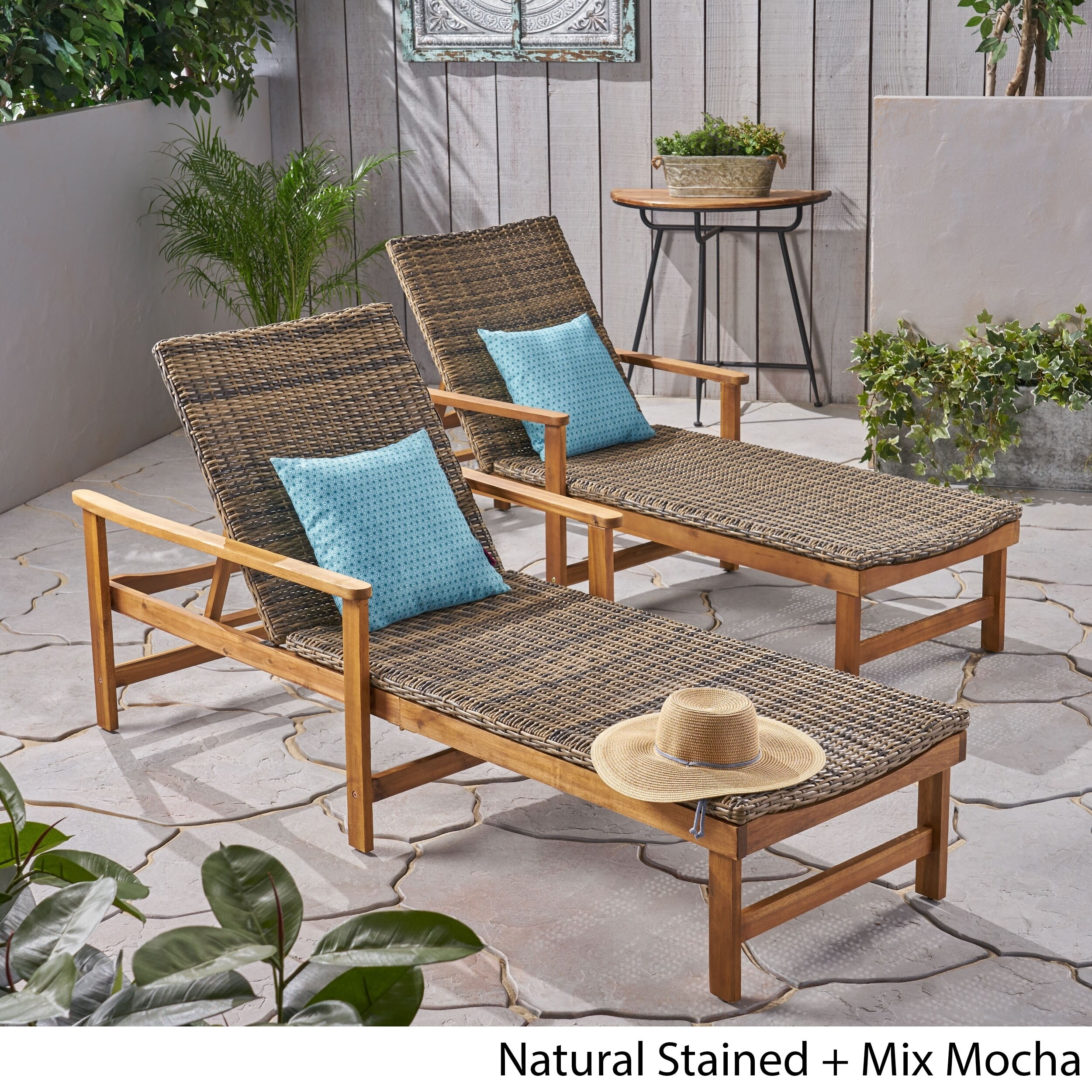 hampton bay wicker chaise lounge