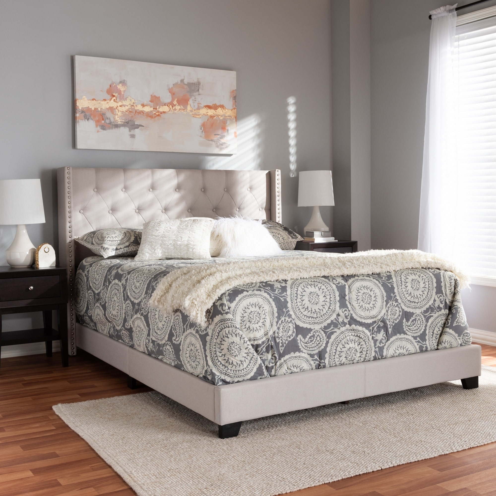 Contemporary Bed by Baxton Studio On Sale Bed Bath Beyond