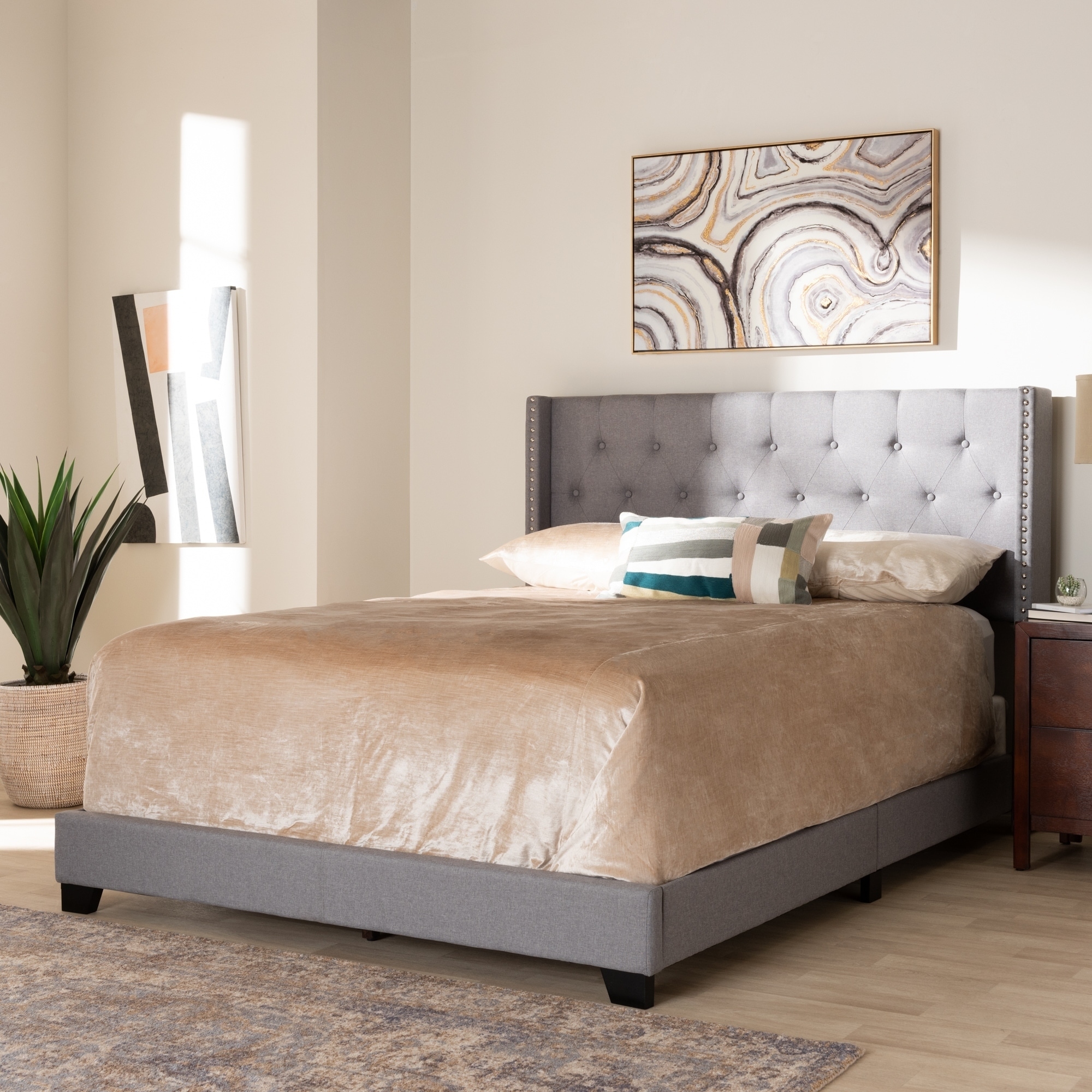 Contemporary Bed by Baxton Studio On Sale Bed Bath Beyond