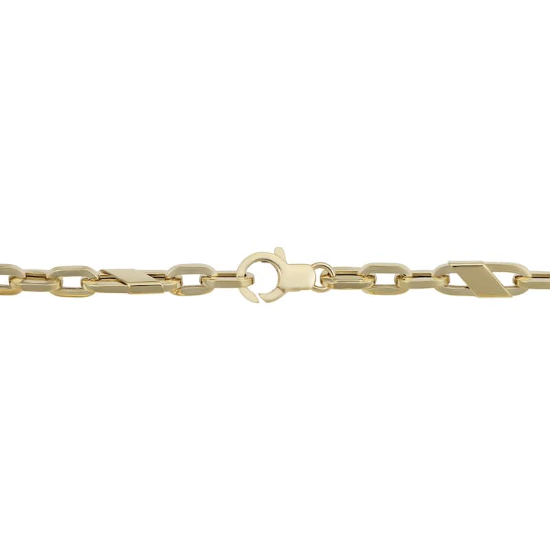 Men's 14k Yellow Gold 6.2 millimeters Mariner Link Necklace (22 or 26 inches)