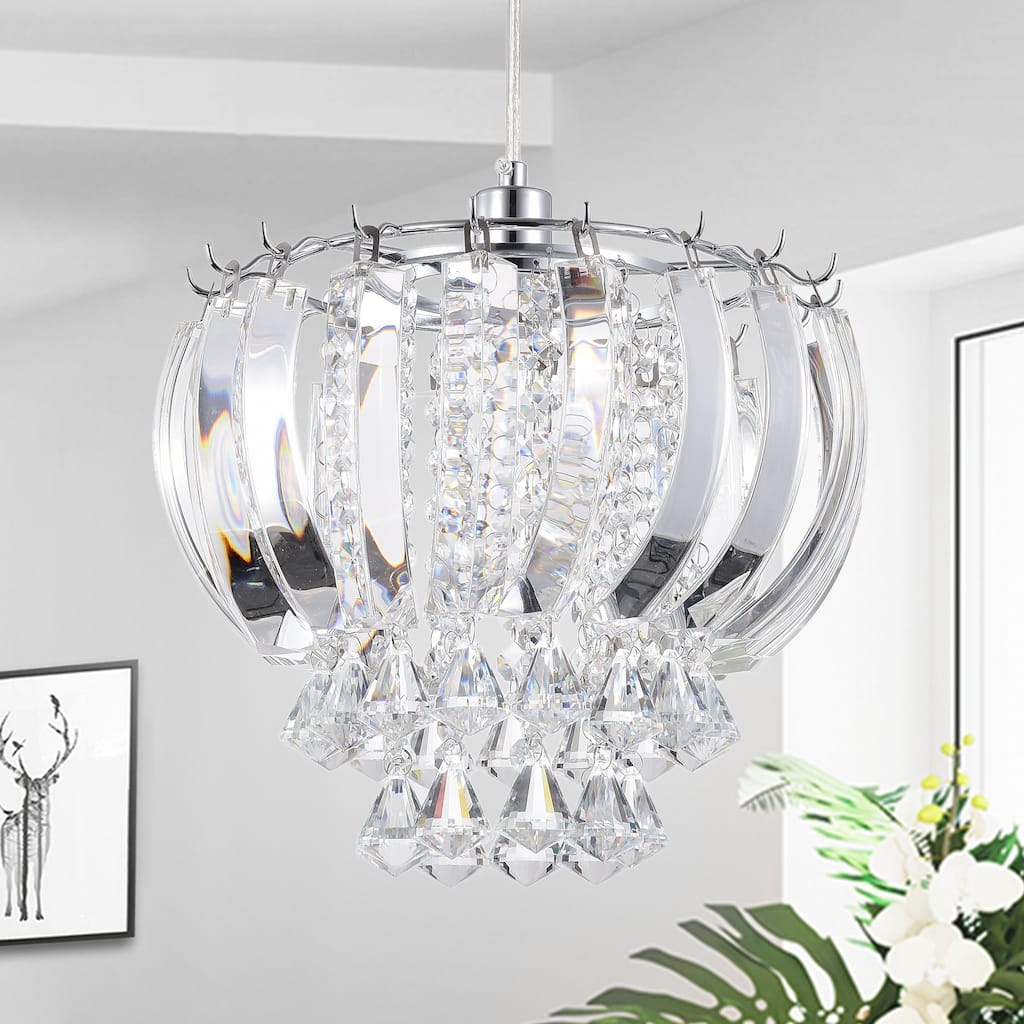 Warehouse of Tiffany Elfman 1-light Crystal Hanging Pendant