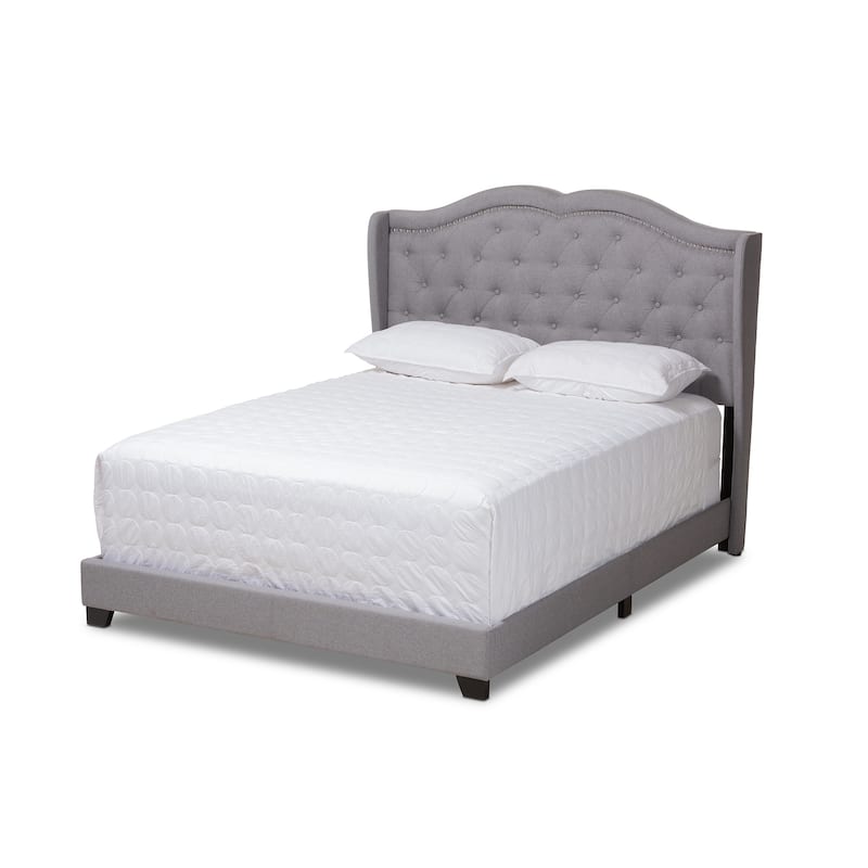 Contemporary Bed by Baxton Studio - Grey - King