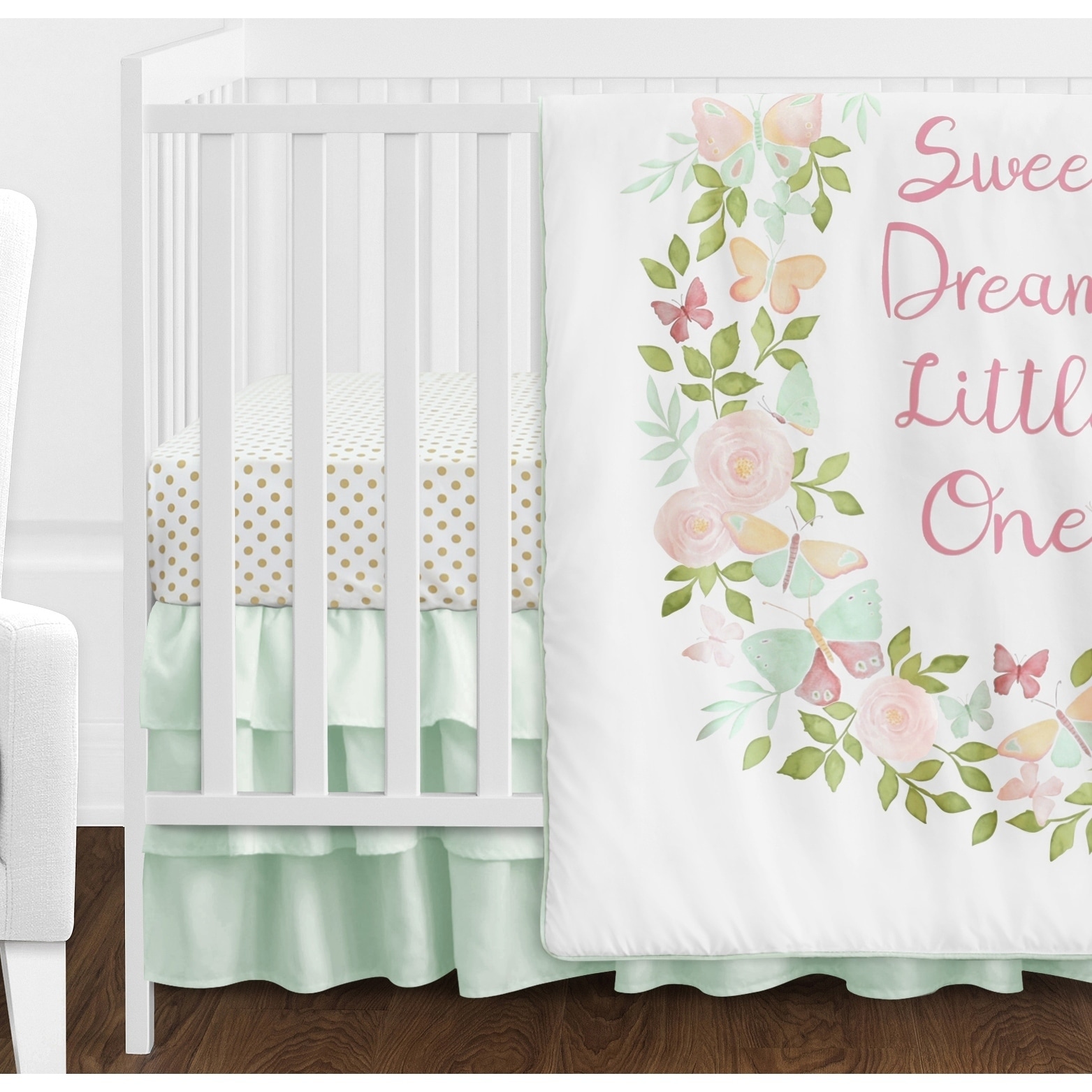 Shop Sweet Jojo Designs Blush Pink Mint And White Shabby Chic