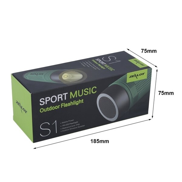 zealot sport music outdoor flashlight