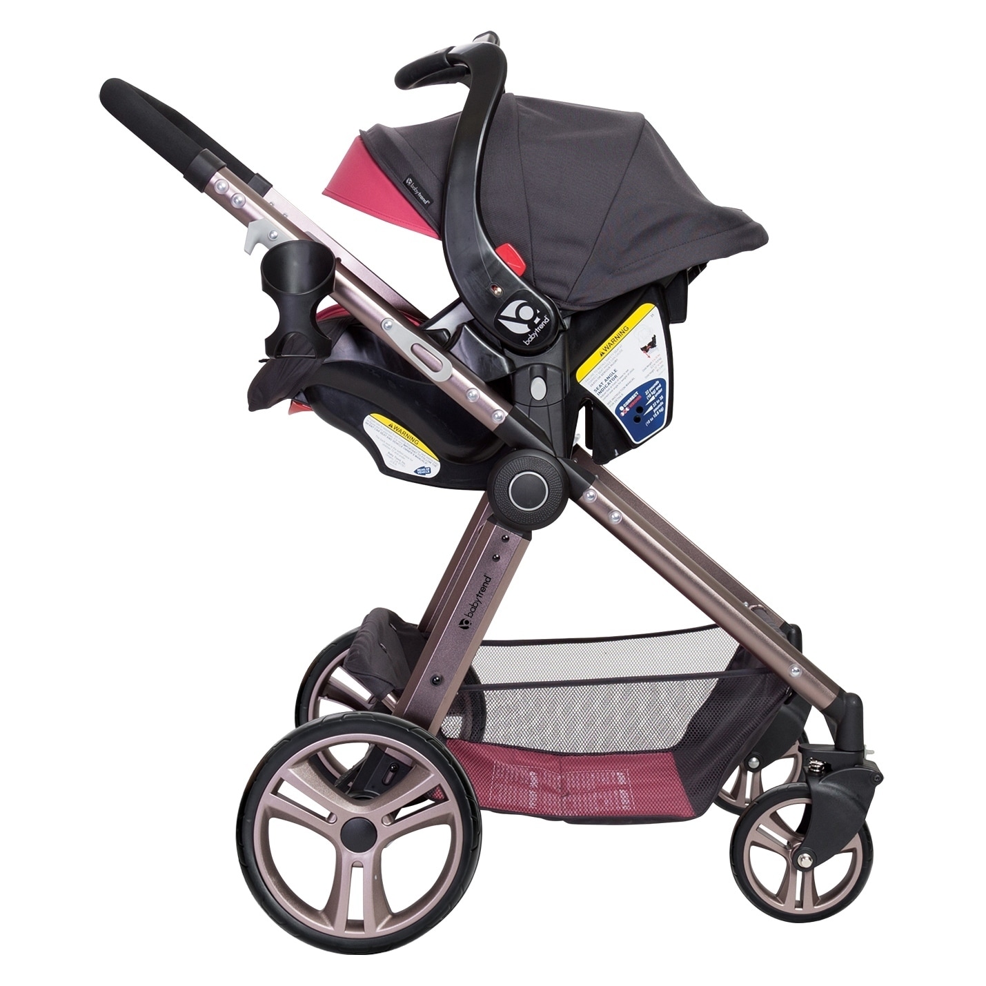 rose gold baby stroller