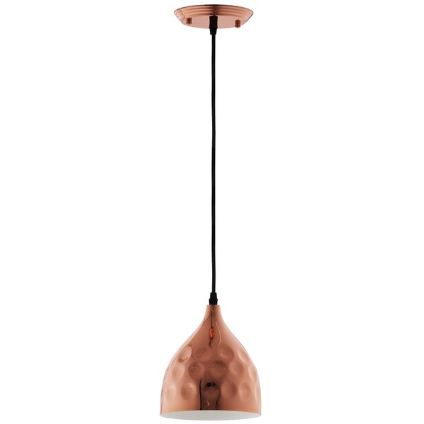 black and rose gold ceiling light