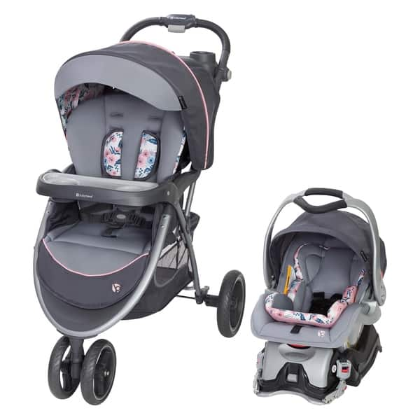 slide 2 of 5, Baby Trend Skyview Plus Blue Bell Travel System Stroller Set