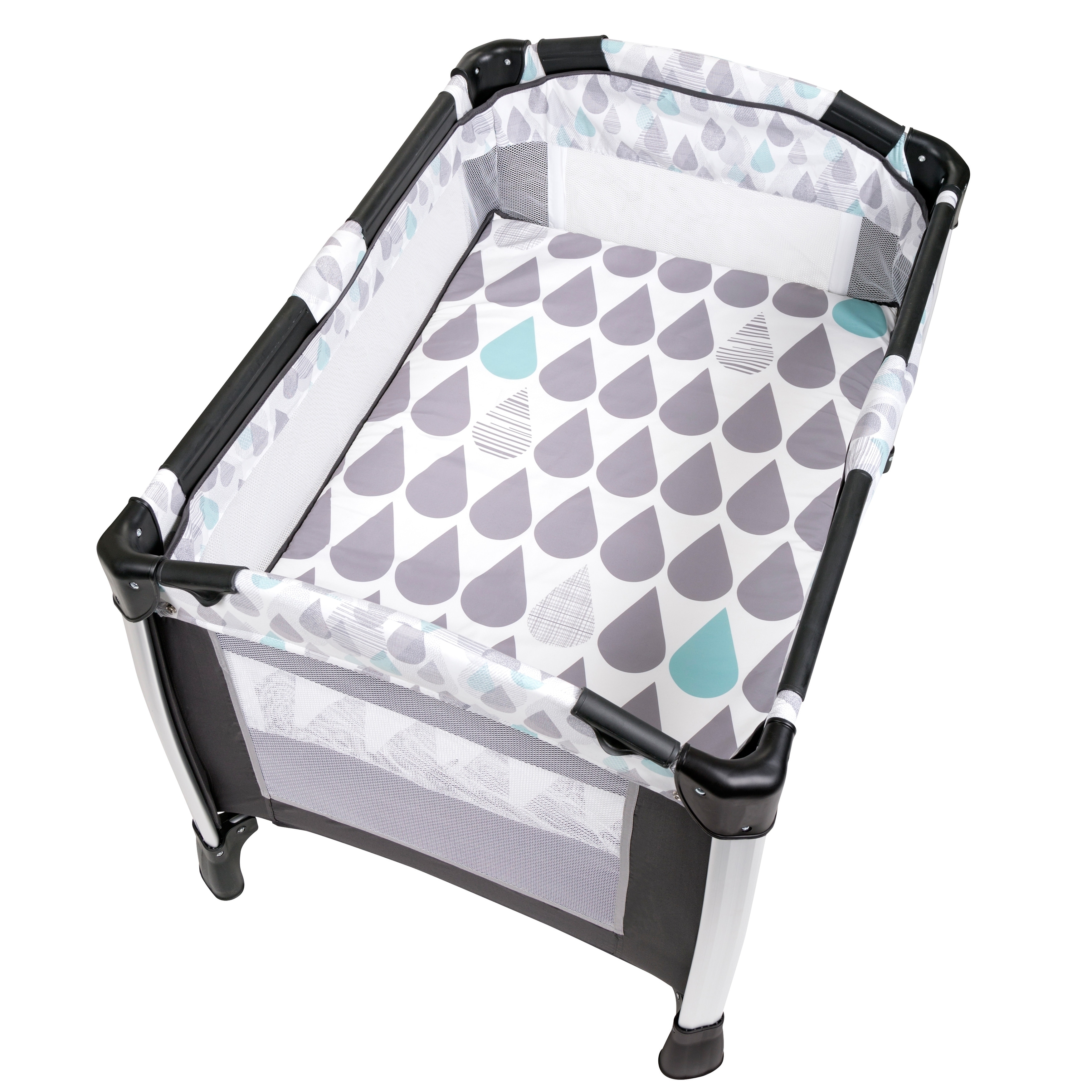 Baby Trend Go Lite ELX Drip Drop Blue Nursery Center