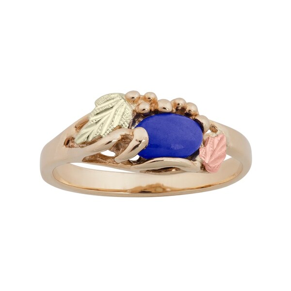 Black Hills Gold and Lapis Lazuli Ring. Opens flyout.