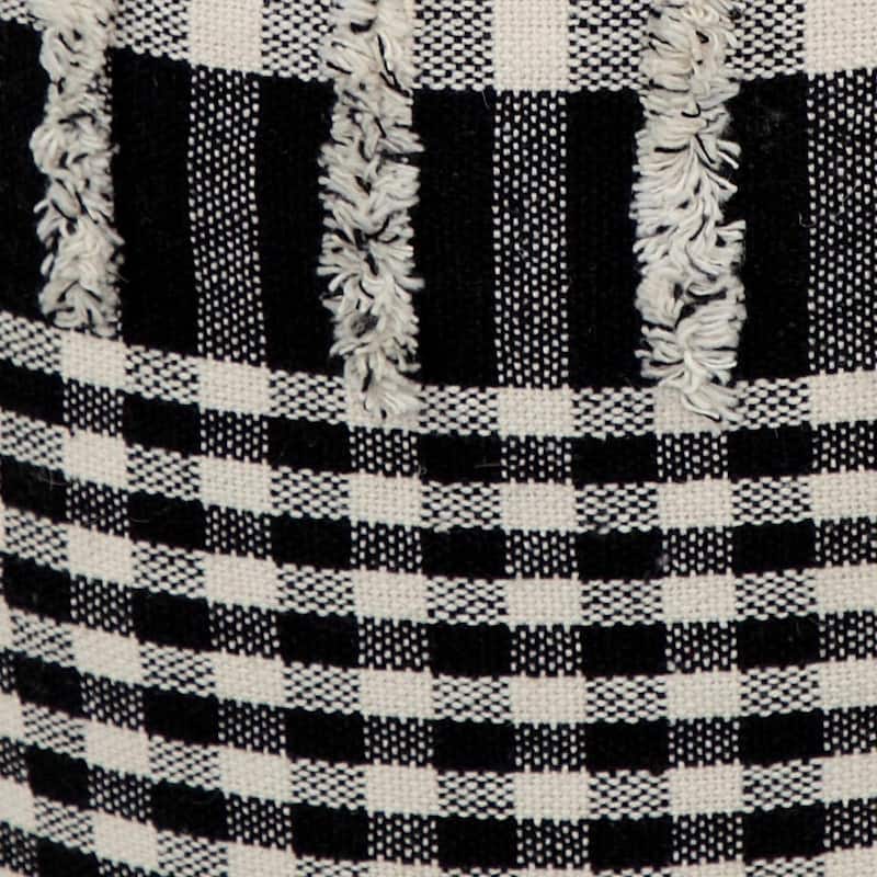 Sevita Uniquely Contemporary Farmhouse Pouf Ottoman