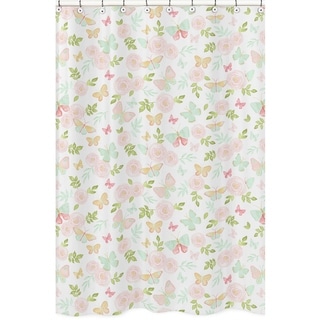 Shop Sweet Jojo Designs Pink French Toile Shower Curtain