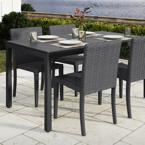 Shop Brisbane Oblong Outdoor Dining Table Free Shipping Today